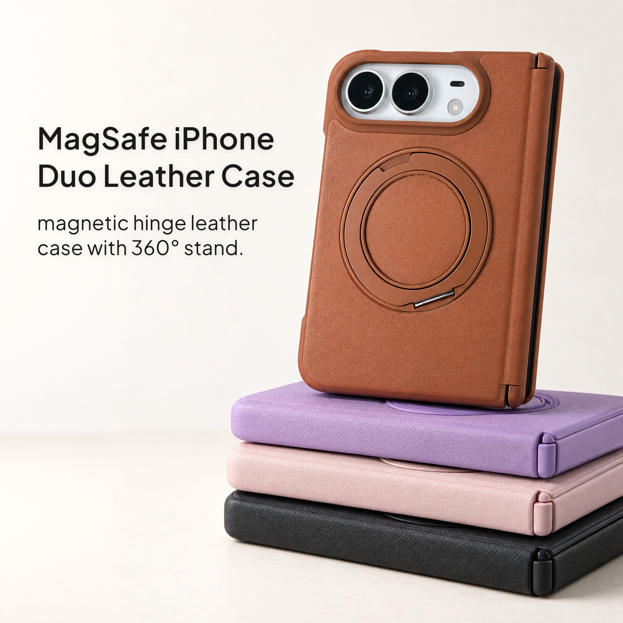 Magsafe iPhone Duo Leather Case