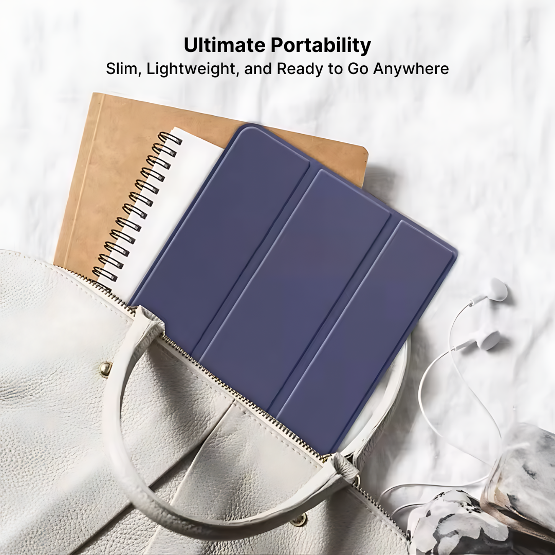 Slim and Lightweight Samsung Galaxy Tab Case with Tri-Fold Caster Design