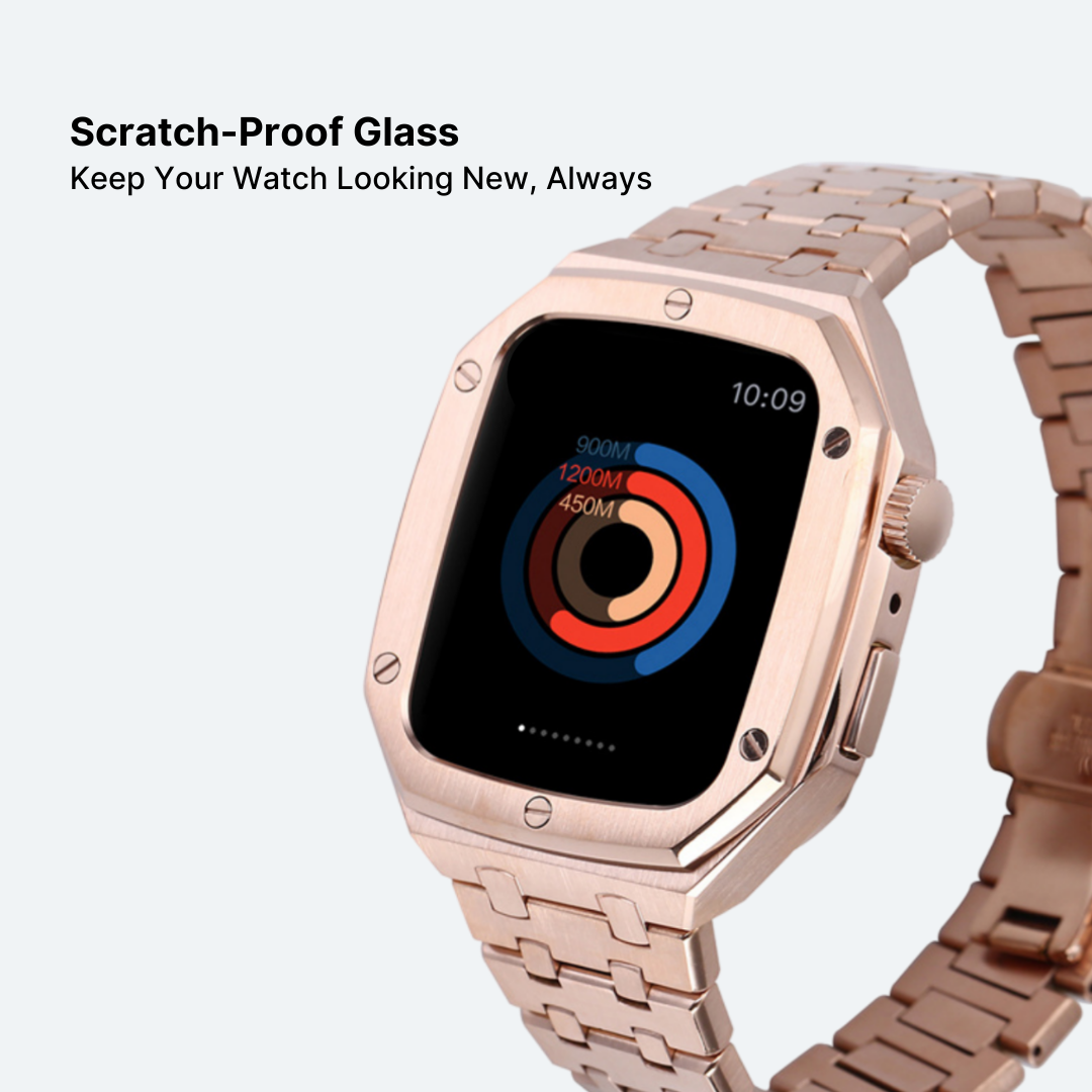 Stainless Steel Apple Watch Case and Strap