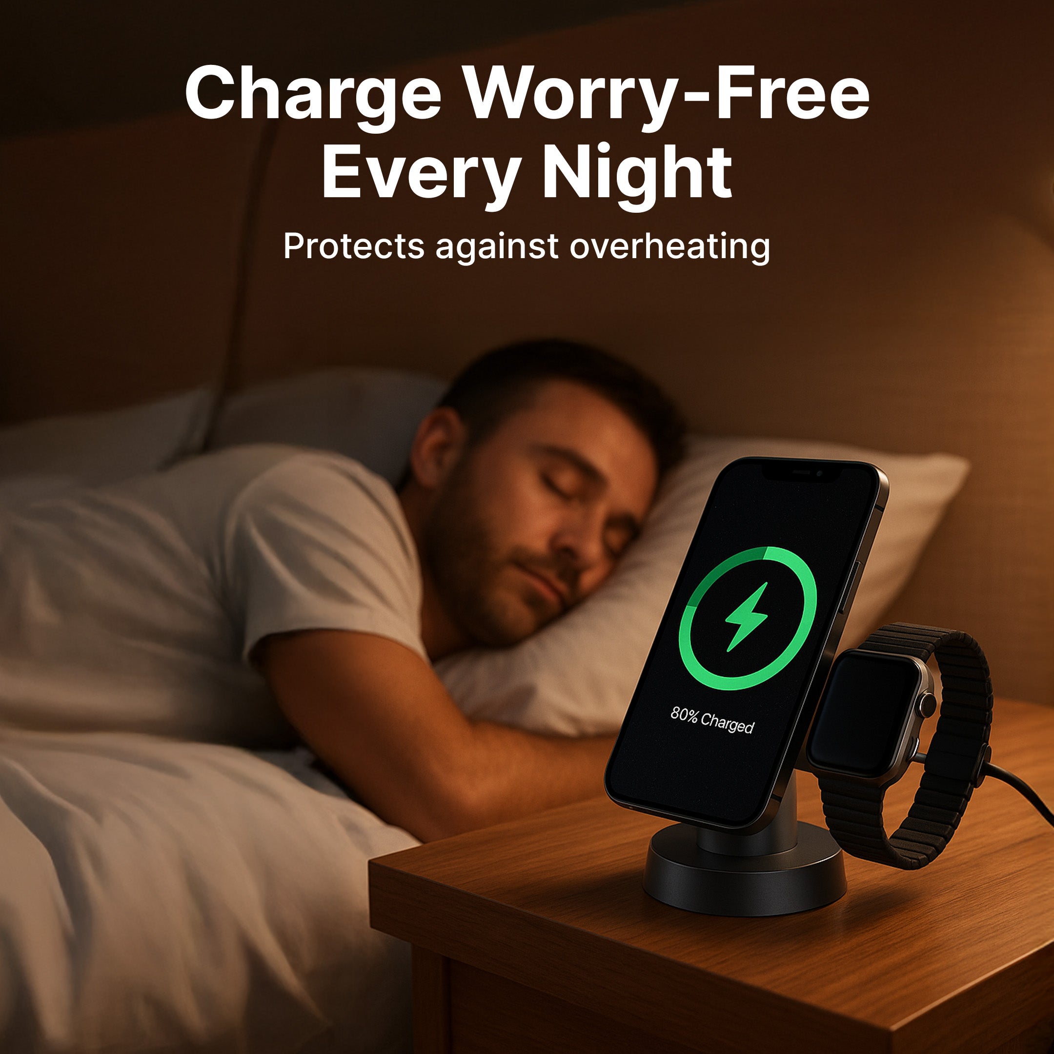 3 in 1 MagSafe Charging Station with LED Light