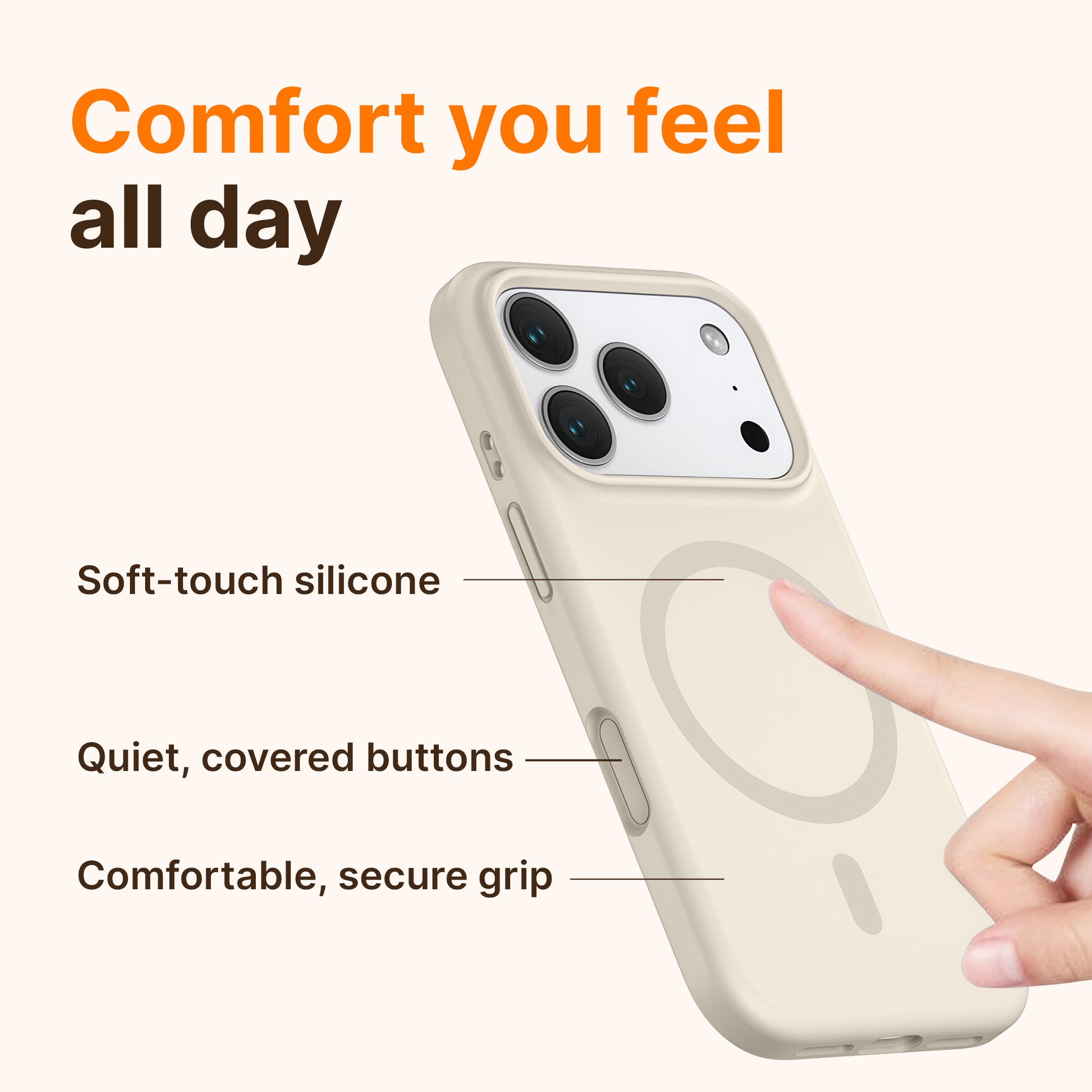 Liquid Silicone MagSafe Compatible iPhone Case