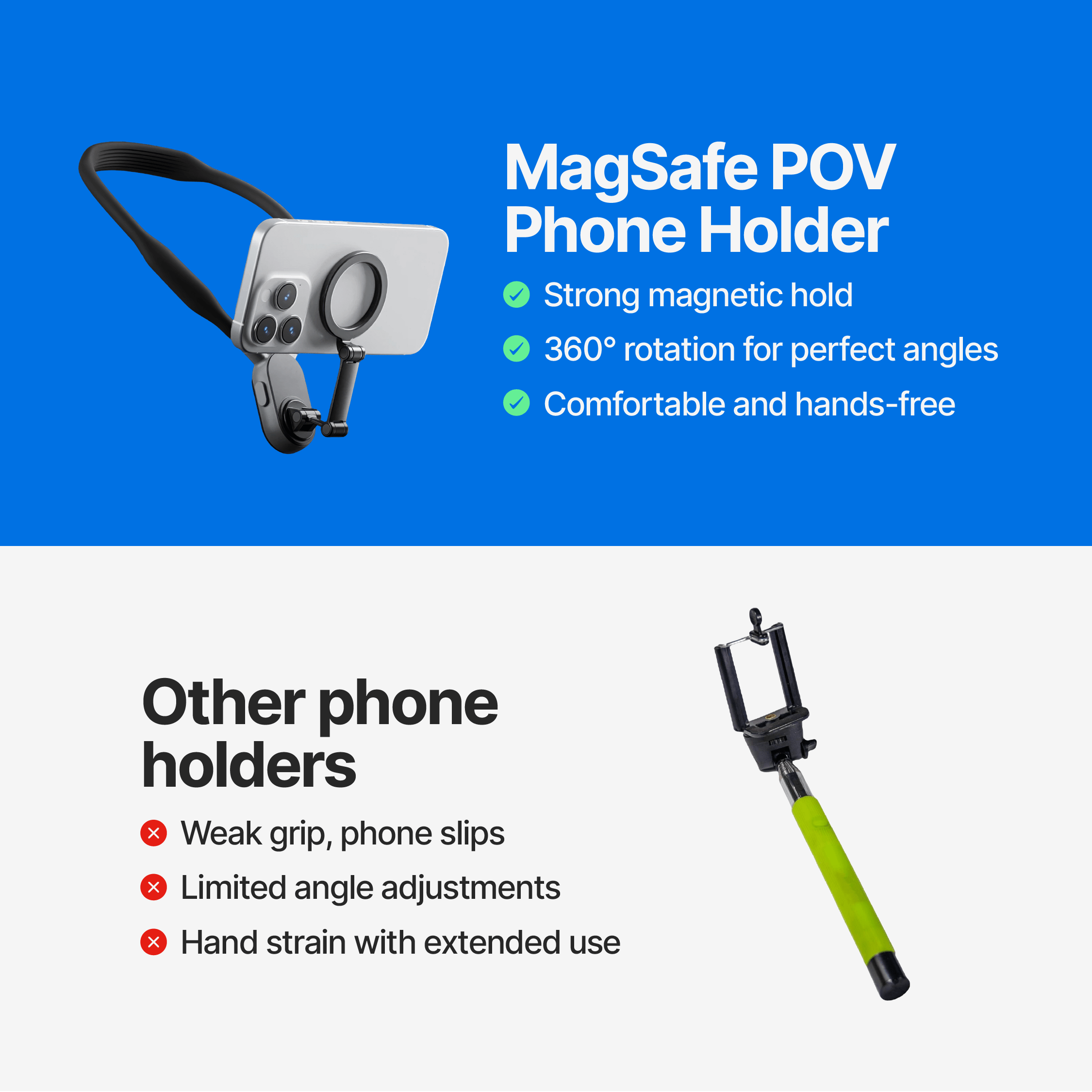 MagSafe POV Phone Holder
