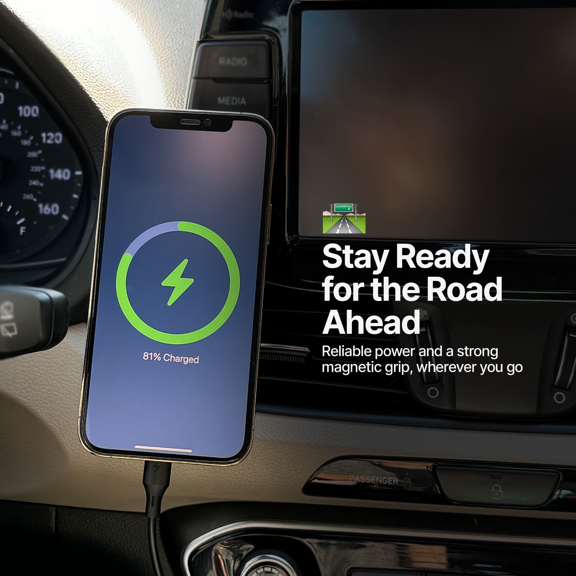 PolarCharge Qi2 Wireless MagSafe Phone Charger