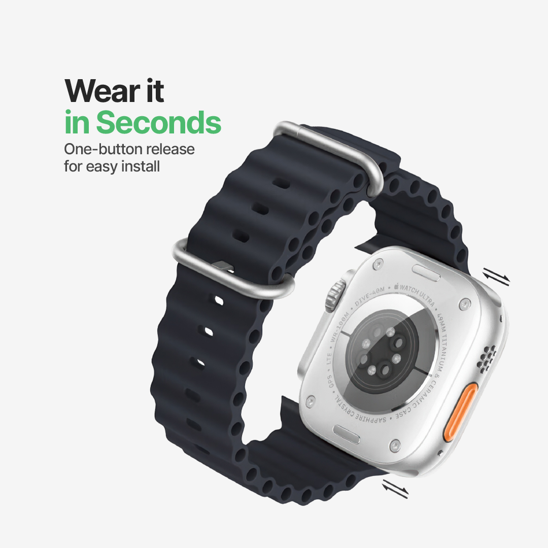 Silicone Travel Apple Watch Band