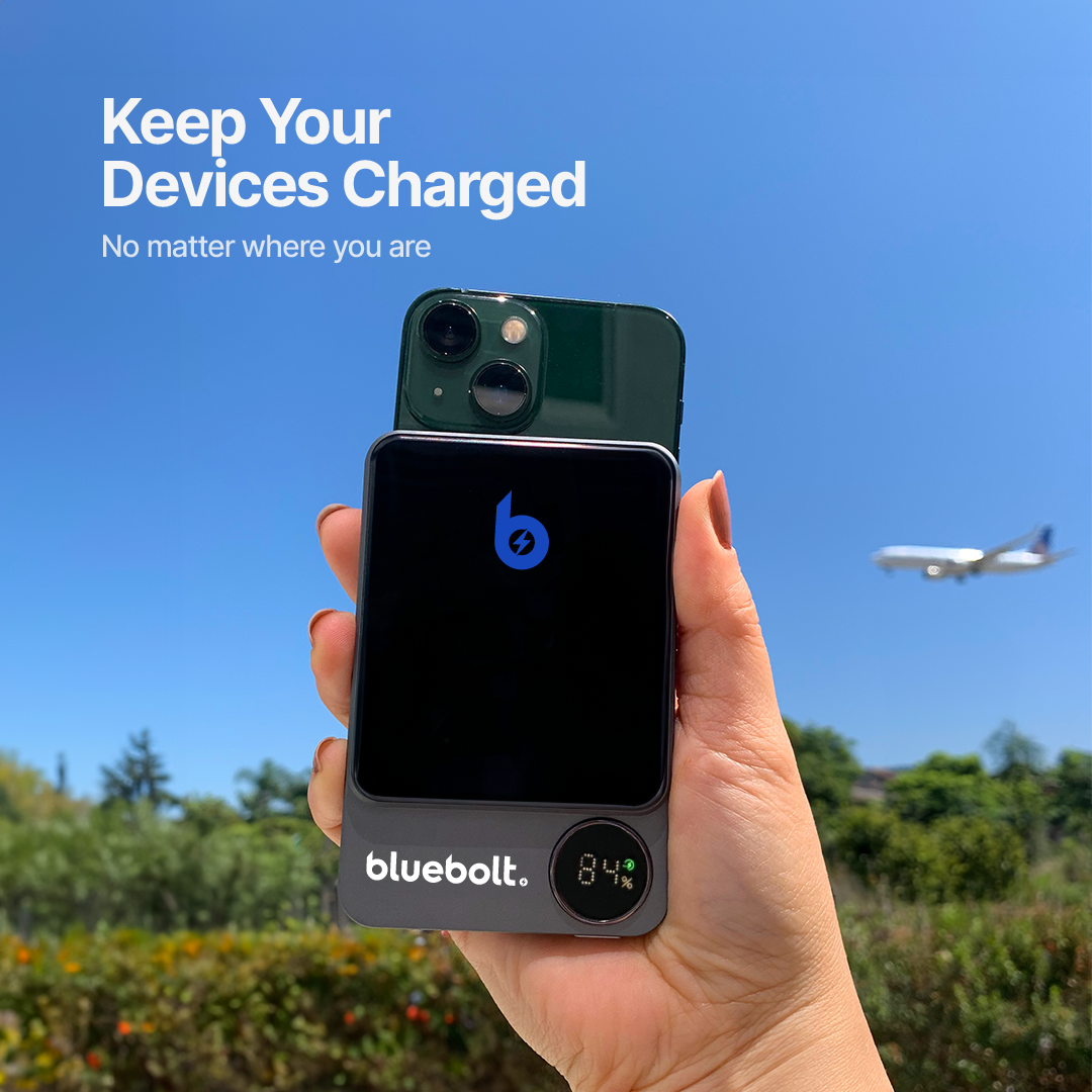 Ultra Thin Power Bank 20W Magnetic Wireless Charging