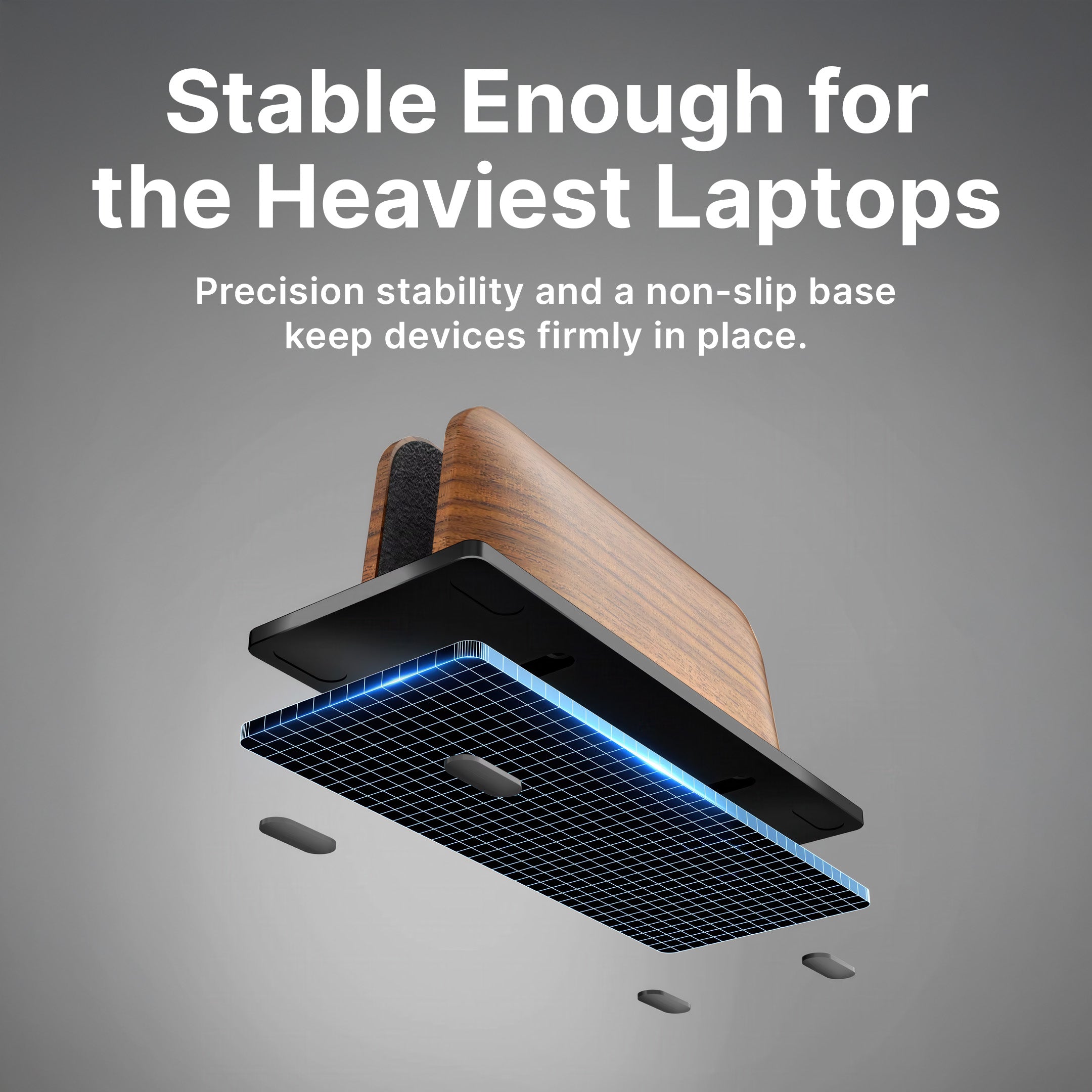 Wooden Vertical Laptop Holder