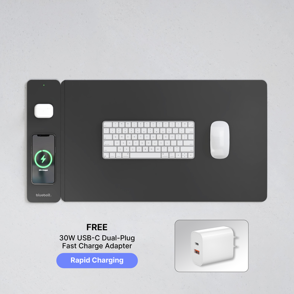 PowerMat Pro DUO Wireless Charging Desk Mat BlueBolt Chargers