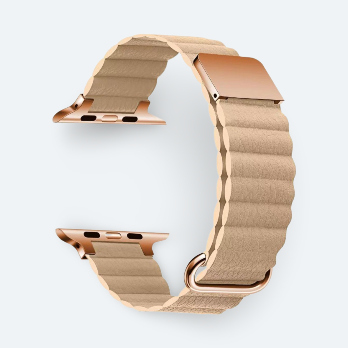 Magnetic Leather Apple Watch Strap