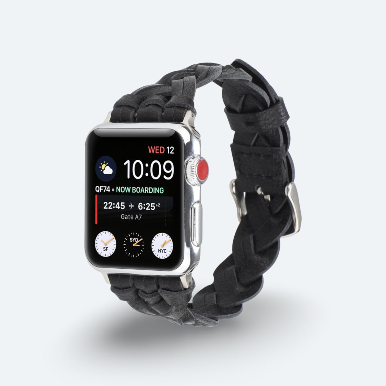 Artisan Weave Leather Apple Watch Strap