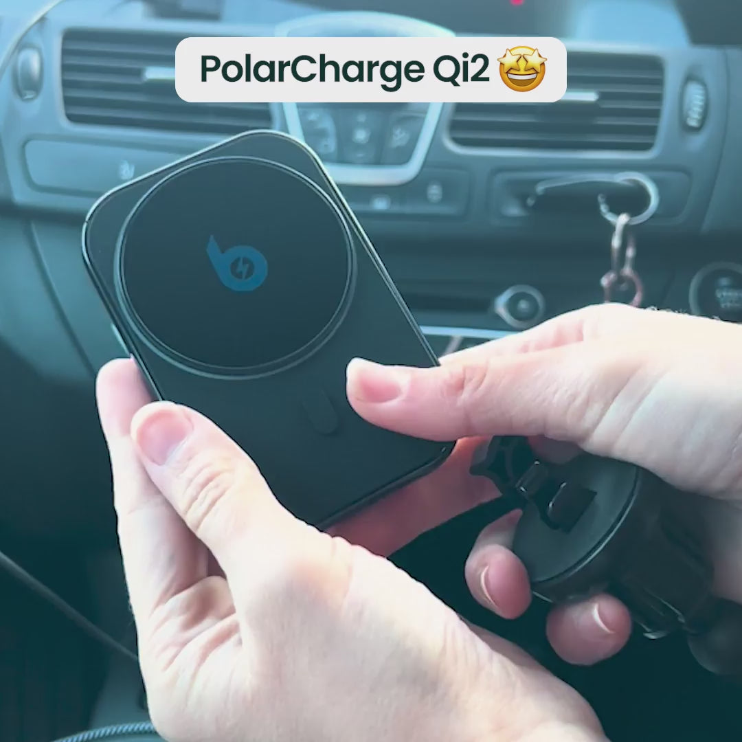 PolarCharge Qi2 Wireless MagSafe Phone Charger